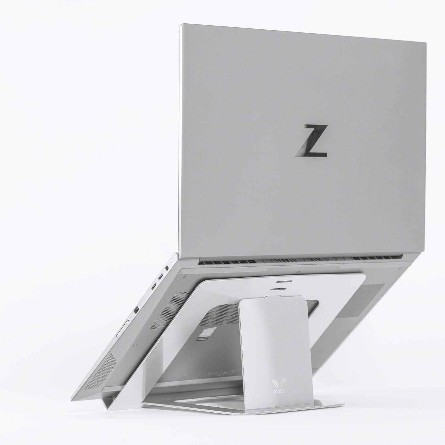 OviStand Max laptopstandaard met Windows laptop